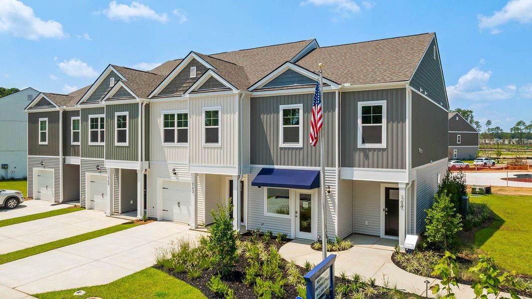 Front exterior of a home in the The Crossing at St. James community, located in Summerville, SC (Image 9).