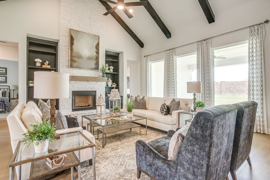 Furnished interior in a model home at Tuscan Estates in Waxahachie (Image 4). Furnished interior in a model home at Tuscan Estates in Waxahachie (Image 4).