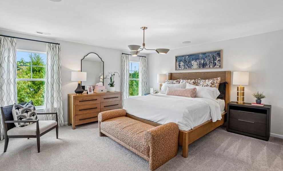Furnished interior in a model home at Chandler Ridge in McLeansville (Image 9). Furnished interior in a model home at Chandler Ridge in McLeansville (Image 9).