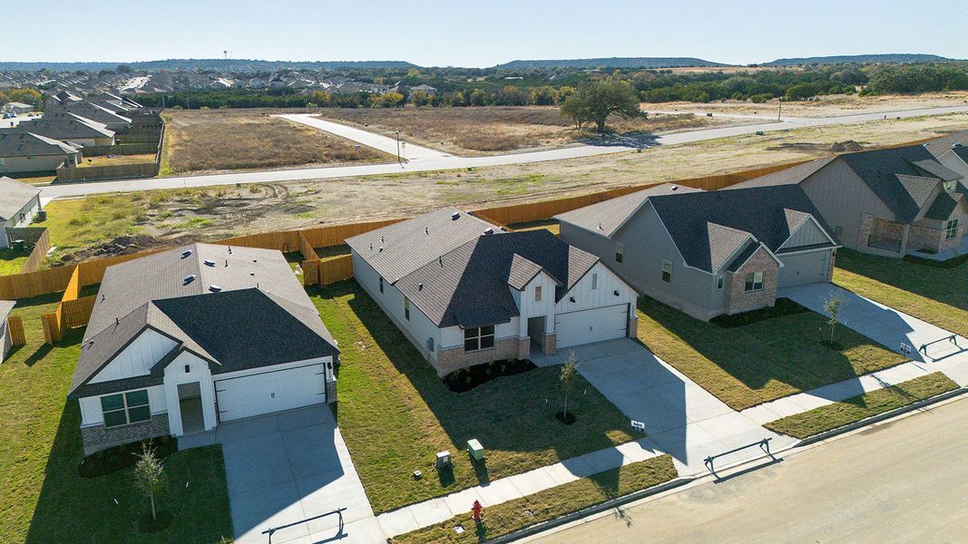 Aerial view of the Creekside Hills community in Copperas Cove, TX, showing layout and nearby surroundings (Image 9).