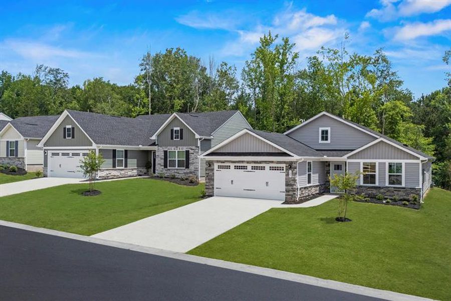Front exterior of a home in the Wren Woods Ranches community, located in Gray Court, SC (Image 4).