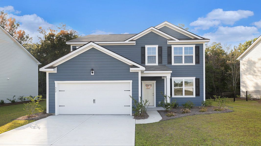 Front exterior of a home in the Hemingway Landing community, located in Conway, SC (Image 2). Front exterior of a home in the Hemingway Landing community, located in Conway, SC (Image 2).