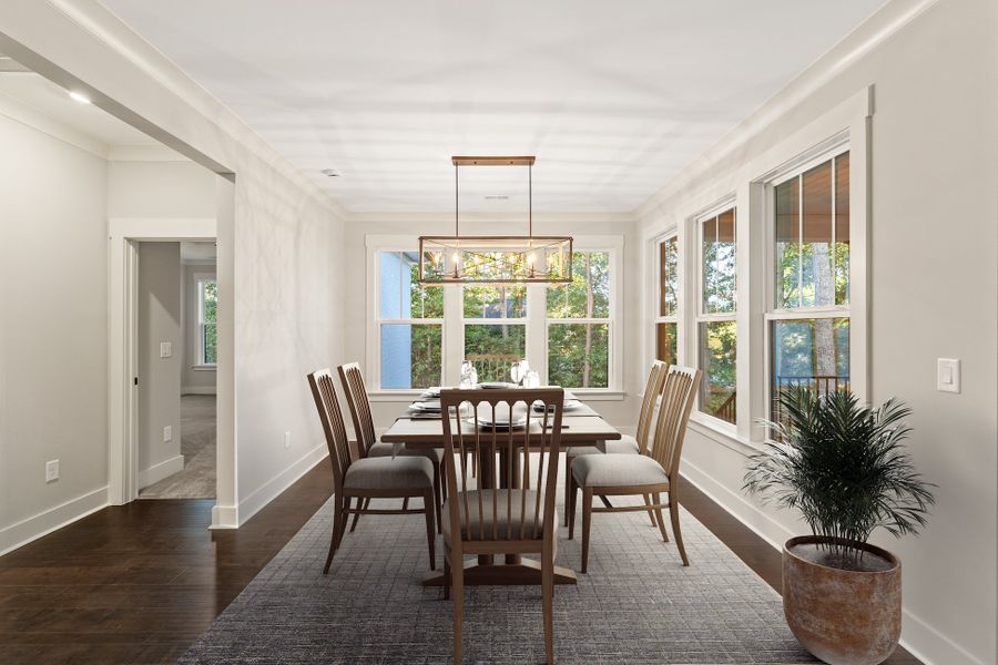 Furnished interior in a model home at Double Springs in Taylors (Image 74). Furnished interior in a model home at Double Springs in Taylors (Image 74).