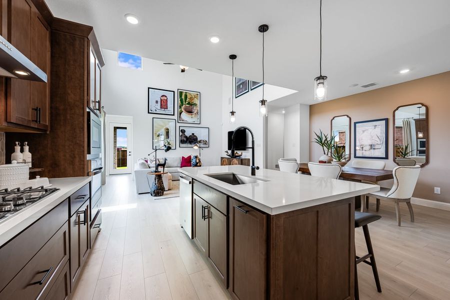 Furnished interior in a model home at The Ranch at Uptown Celina 40s in Celina (Image 36).