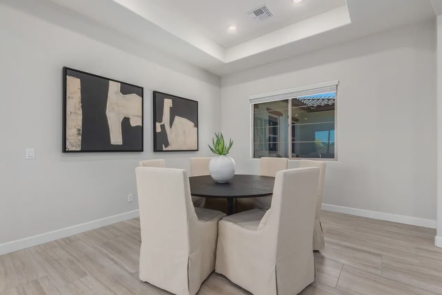 Furnished interior in a model home at Bellero Estates in Queen Creek (Image 49).