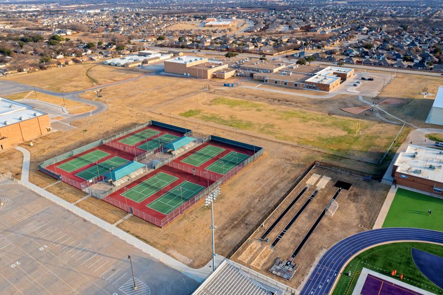 Site preparation and early development at Hunters Ridge in Crowley, TX (Image 4).