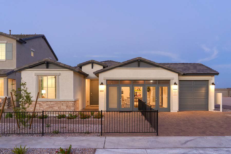 Front exterior of a home in the Ryder Ranch community, located in Surprise, AZ (Image 15).