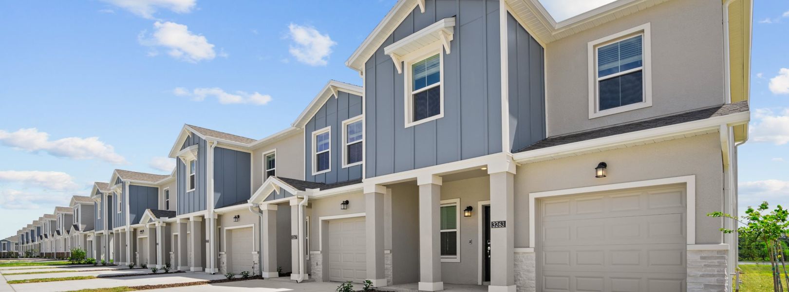 Astonia townhome streetscape