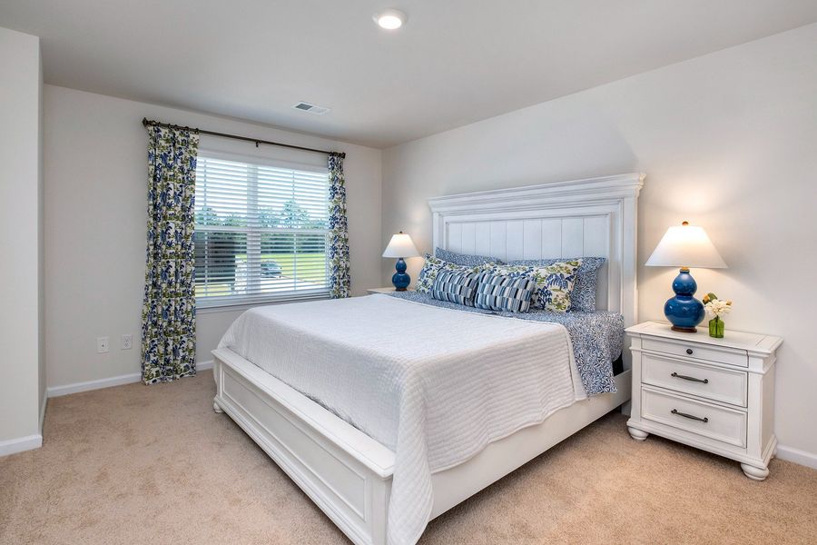 Furnished interior in a model home at Wall Street in Sumter (Image 9).