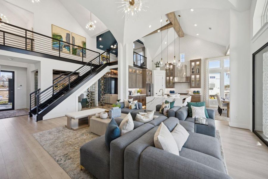 Furnished interior in a model home at Grand Estates of Anna in Anna (Image 5).