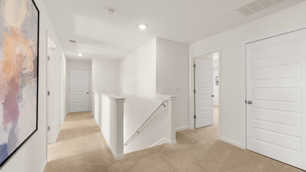 Furnished interior in a model home at Locust Grove Station - Cedar Ridge in Locust Grove (Image 22).