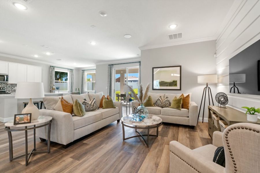 Furnished interior in a model home at Ocala in Ocala (Image 7).