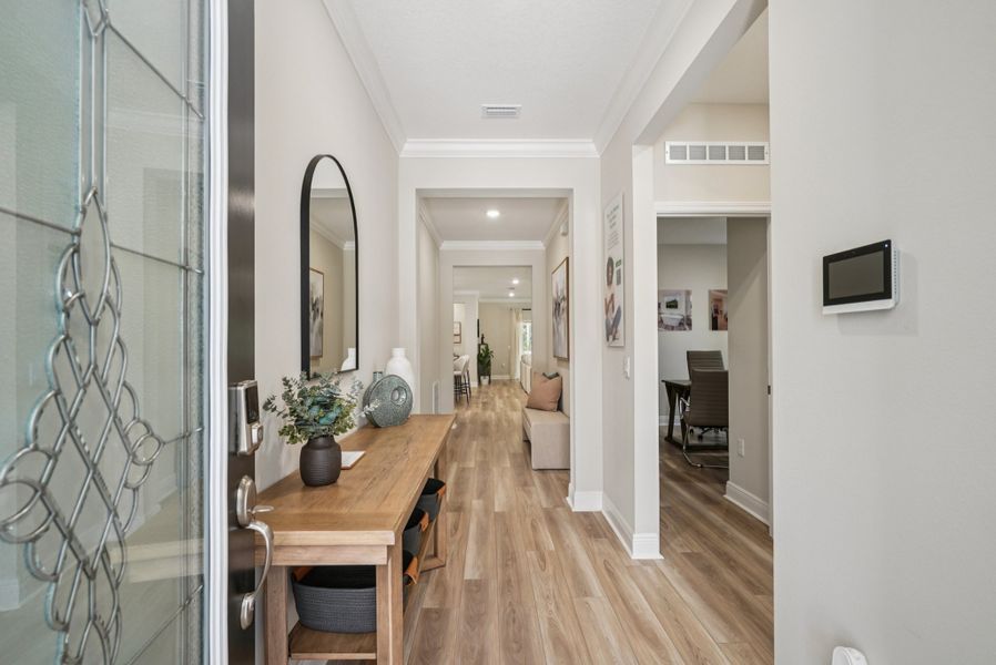 Furnished interior in a model home at Lehigh Acres Signature in Lehigh Acres (Image 5).