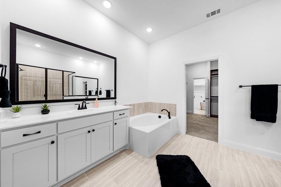 Furnished interior in a model home at Forest Ridge Estates in Greenville (Image 17).