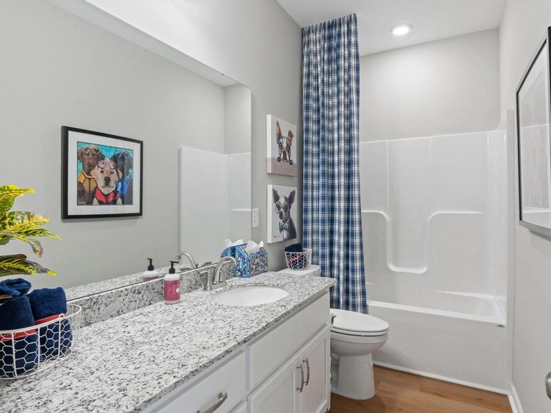 Furnished interior in a model home at Bailey Park in Fayetteville (Image 10).