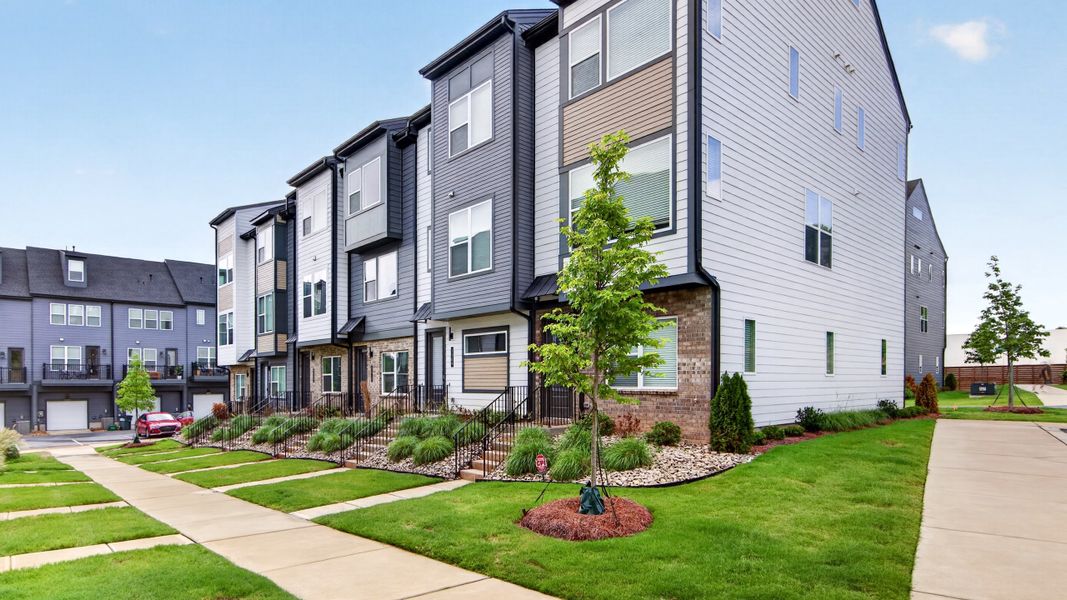 Front exterior of a home in the Southmont community, located in Charlotte, NC (Image 1). Front exterior of a home in the Southmont community, located in Charlotte, NC (Image 1).