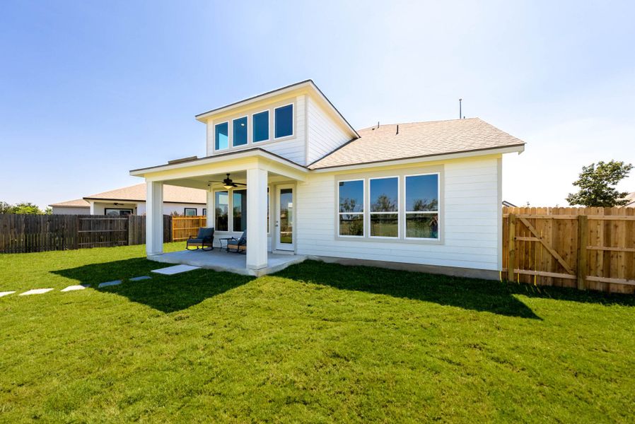 Exterior details of a home in August Fields, New Braunfels (Image 18).