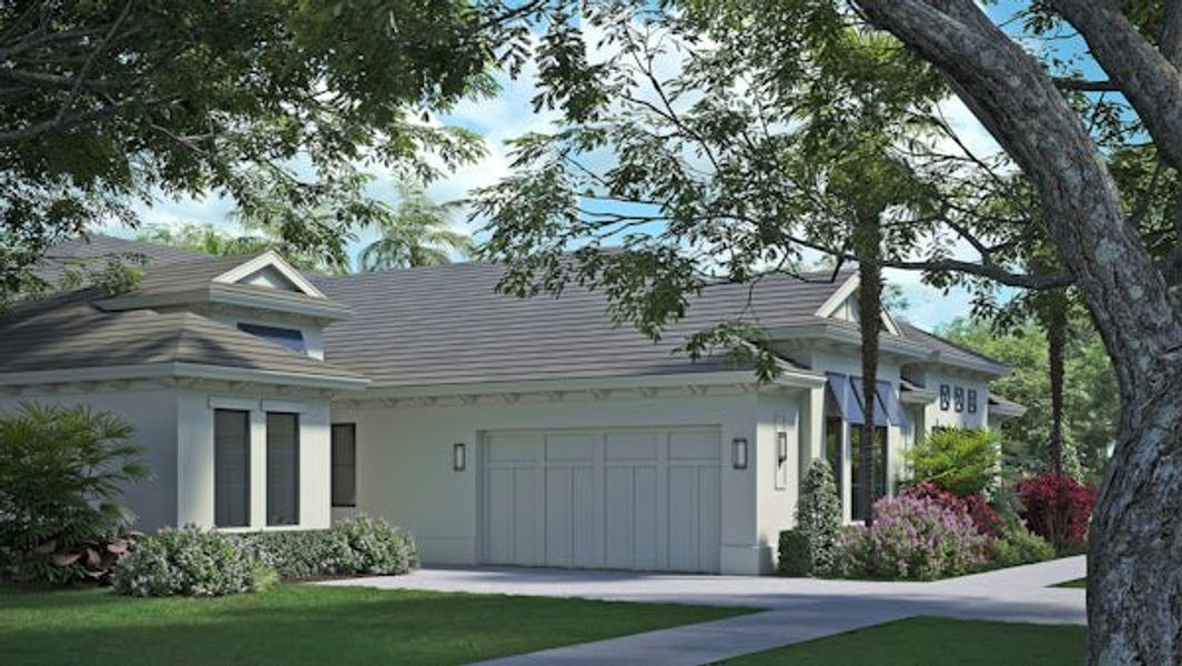 Front exterior of a home in the Seaglass community, located in Vero Beach, FL (Image 59). Front exterior of a home in the Seaglass community, located in Vero Beach, FL (Image 59).