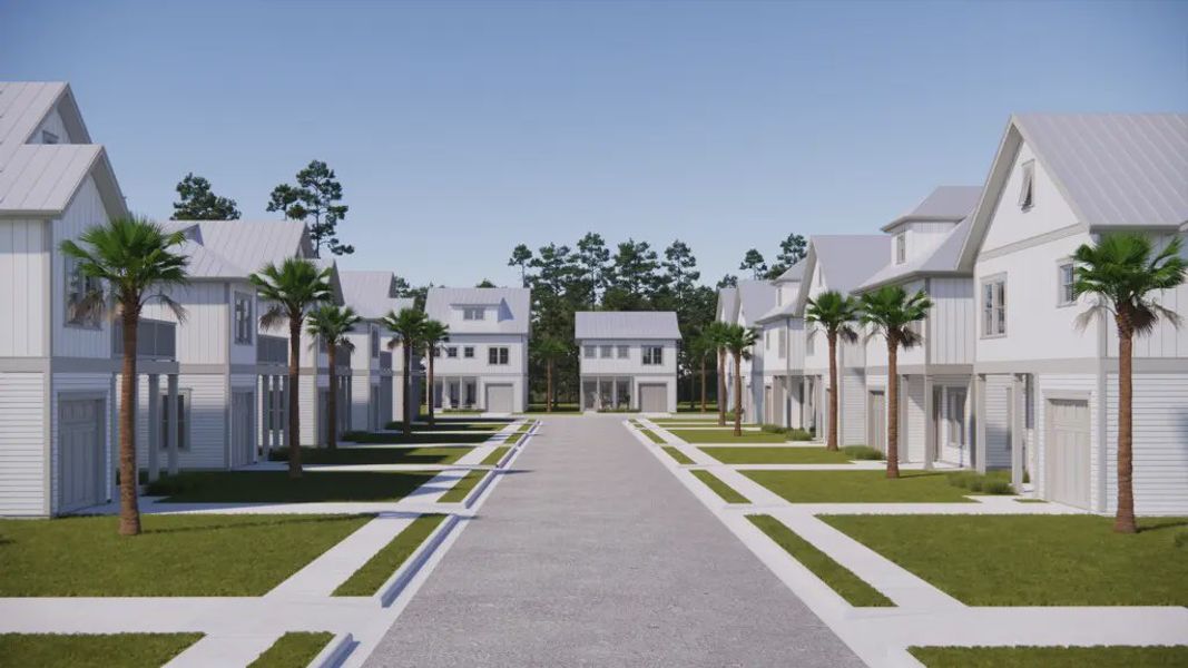 Front exterior of a home in the Nautilus Pointe community, located in Inlet Beach, FL (Image 11).