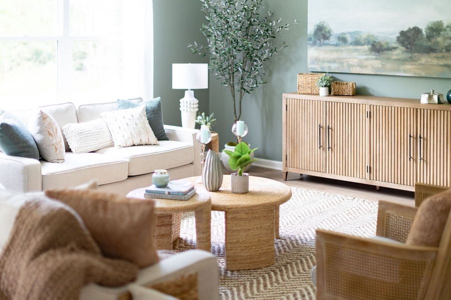 Furnished interior in a model home at NorthShore on the St. Marys River in Kingsland (Image 14).