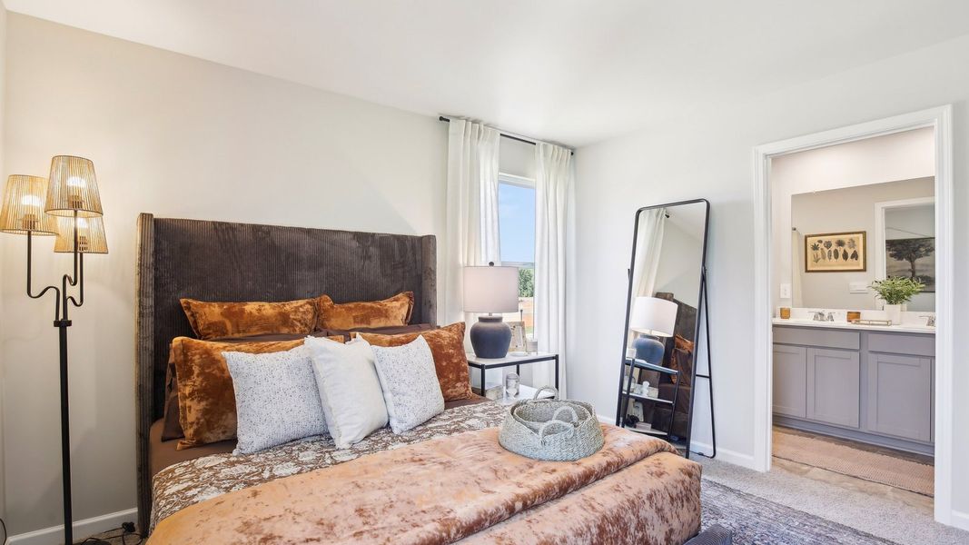 Furnished interior in a model home at Parkside Point in Portland (Image 54).