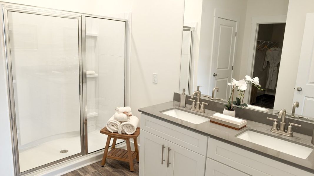 Furnished interior in a model home at Saint Andrews Garth in Kingsport (Image 19).