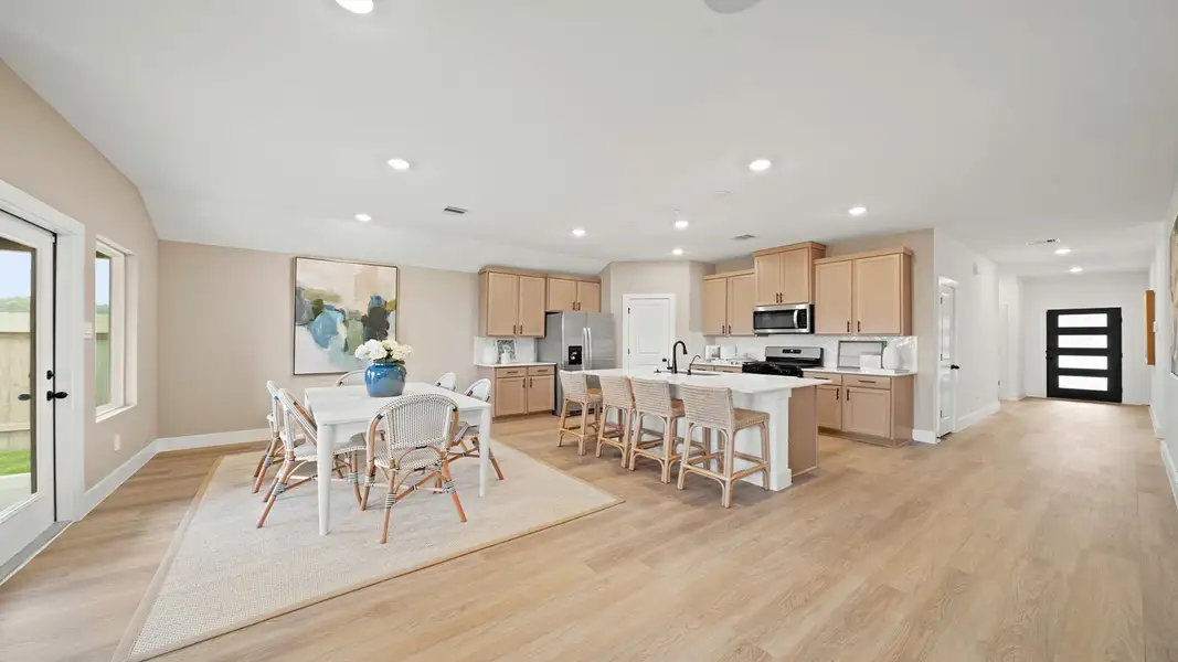 Furnished interior in a model home at Chapel Lakes in Montgomery (Image 6).