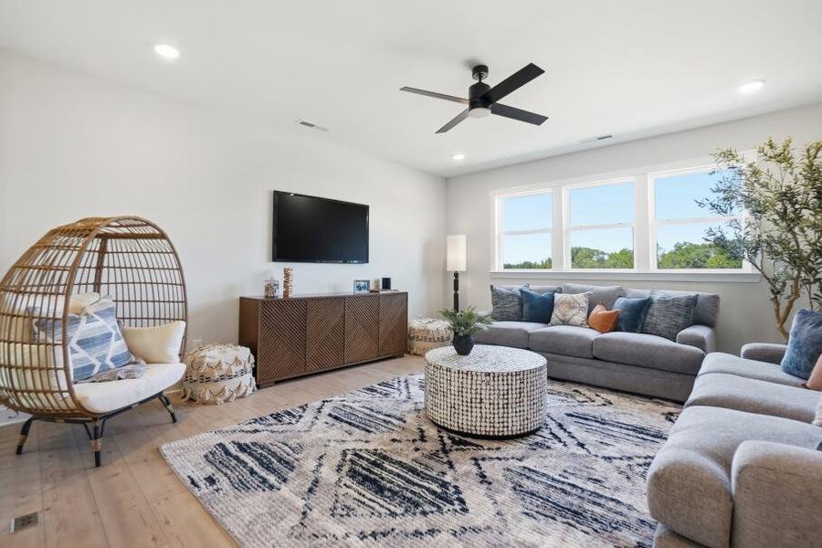 Furnished interior in a model home at Alexander Landing in Mint Hill (Image 19). Furnished interior in a model home at Alexander Landing in Mint Hill (Image 19).