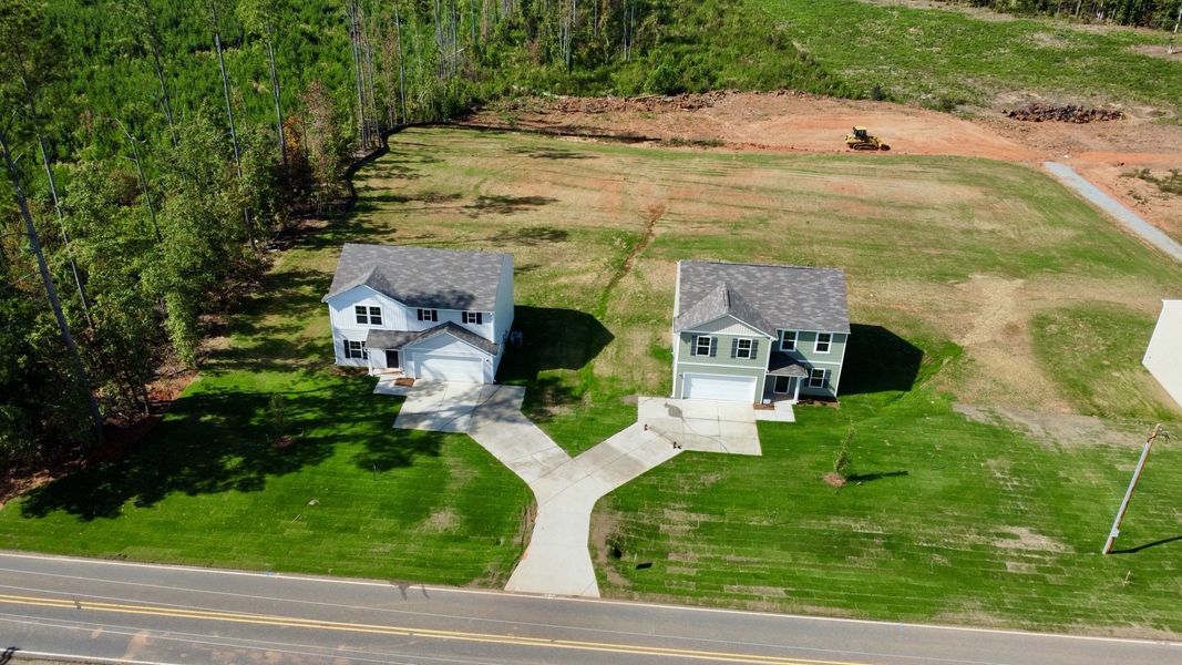 A house on a hill. A house on a hill.