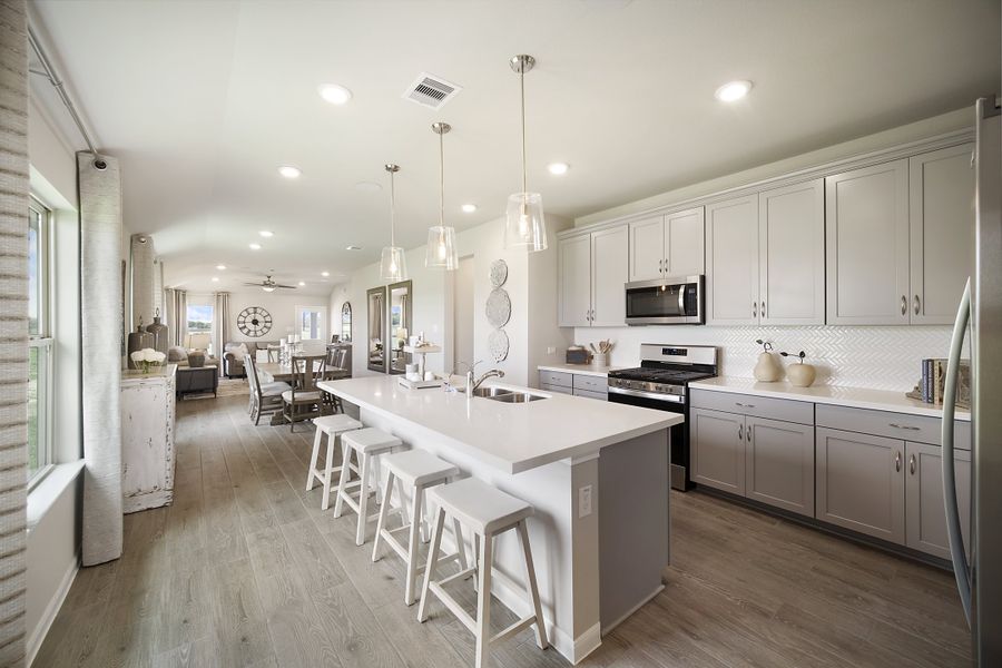 Furnished interior in a model home at Montgomery Ridge: Founders Collection in Montgomery (Image 5).