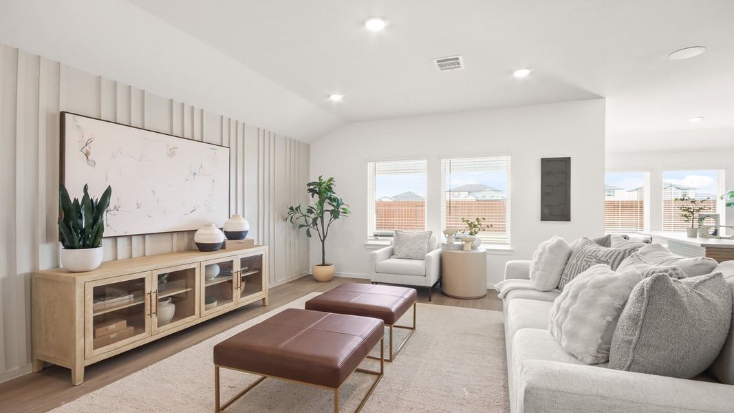 Furnished interior in a model home at Medina in Dayton (Image 24).