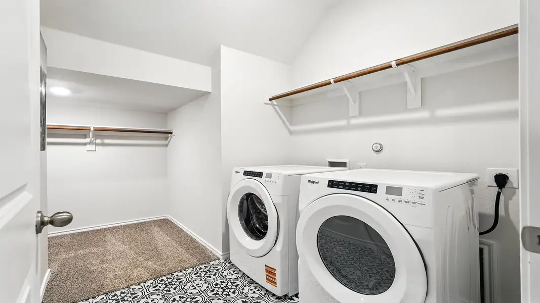 Furnished interior in a model home at The Reserve at Timber Creek in Lindale (Image 27).