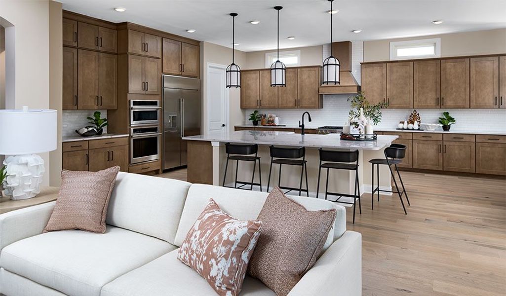 Furnished interior in a model home at August Park in Spring Hill (Image 36).
