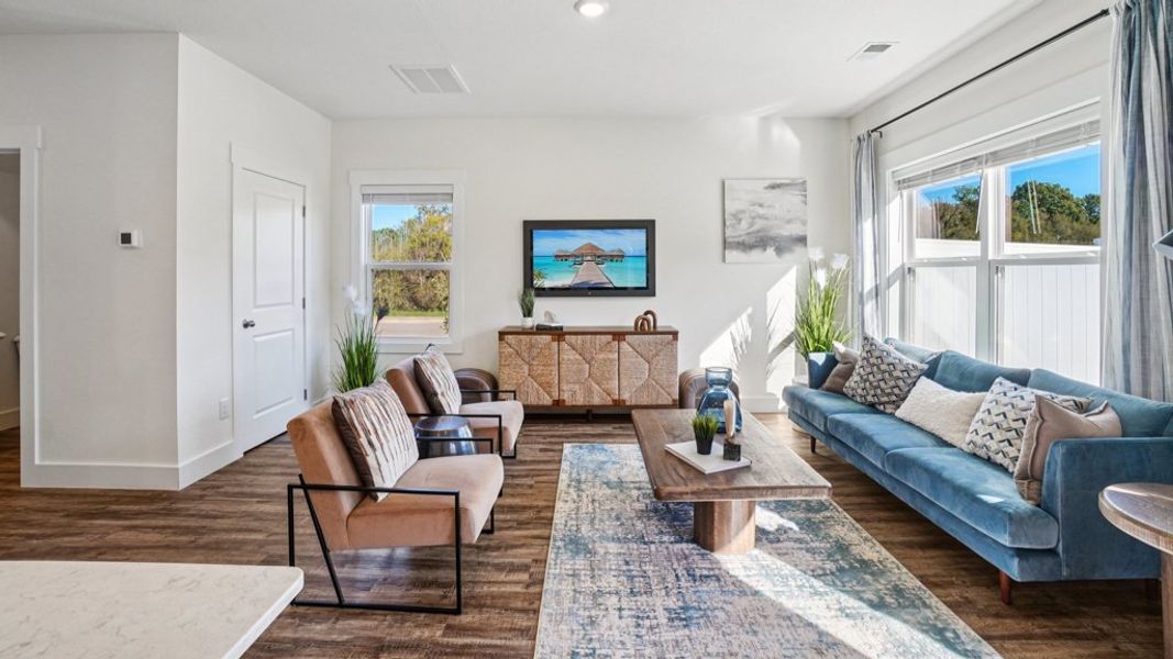 Furnished interior in a model home at The Arbor Townhomes in Kingsport (Image 12).
