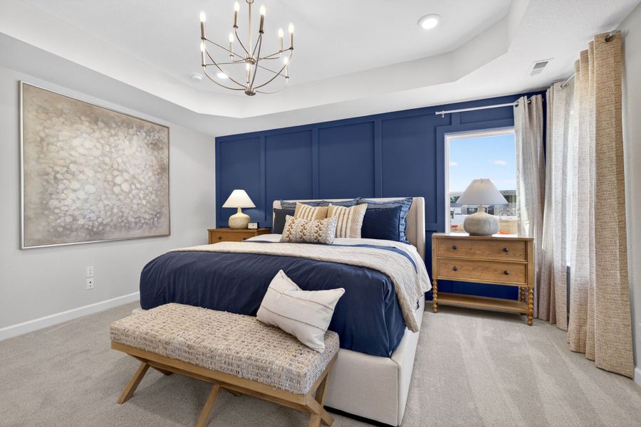 Furnished interior in a model home at Neill's Pointe in Angier (Image 7). Furnished interior in a model home at Neill's Pointe in Angier (Image 7).