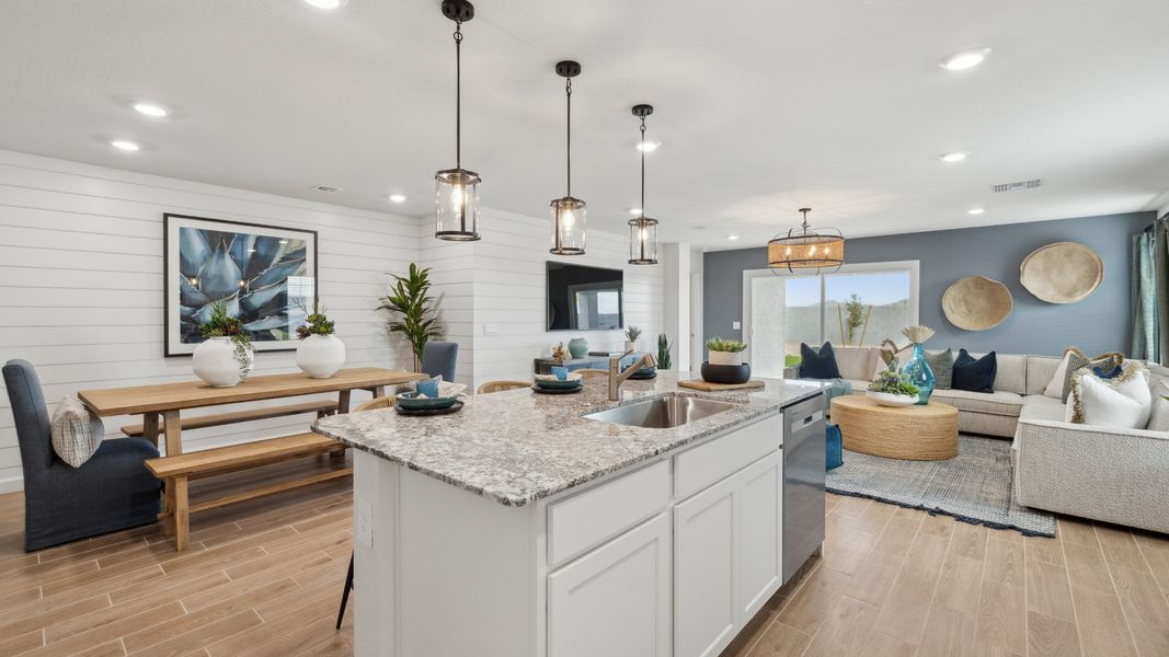 Furnished interior in a model home at Remington in Buckeye (Image 35).