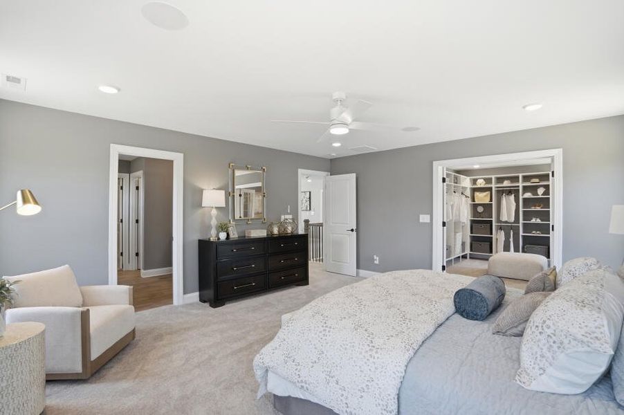 Furnished interior in a model home at Ashton Park in Monroe (Image 27).
