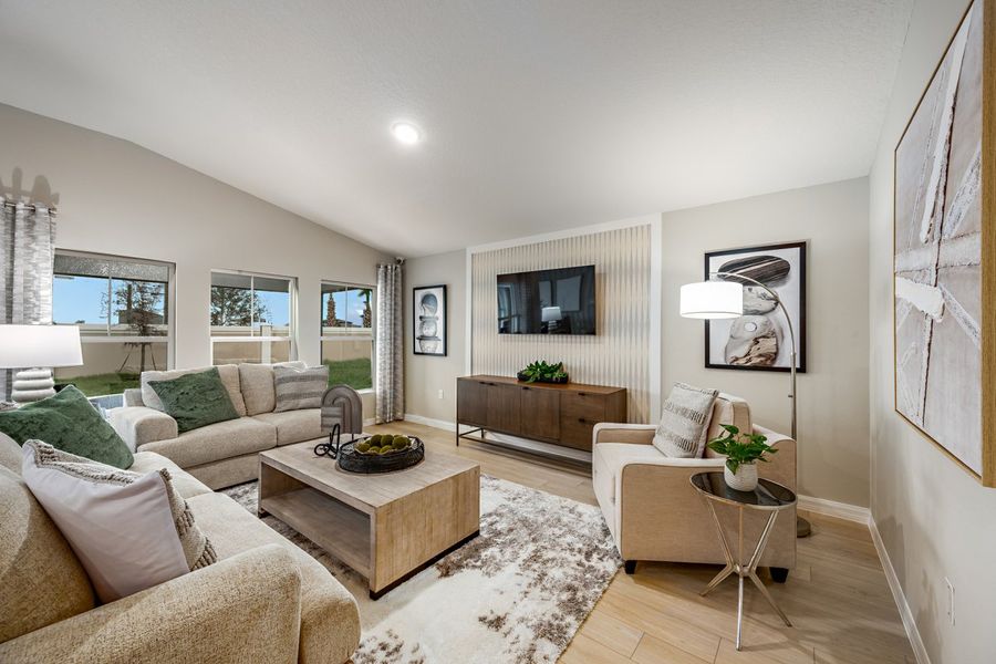 Furnished interior in a model home at Lawson Dunes in Haines City (Image 10). Furnished interior in a model home at Lawson Dunes in Haines City (Image 10).