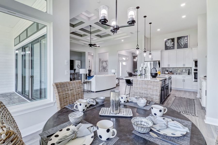 Furnished interior in a model home at Edwards Creek Estates in Jacksonville (Image 8). Furnished interior in a model home at Edwards Creek Estates in Jacksonville (Image 8).