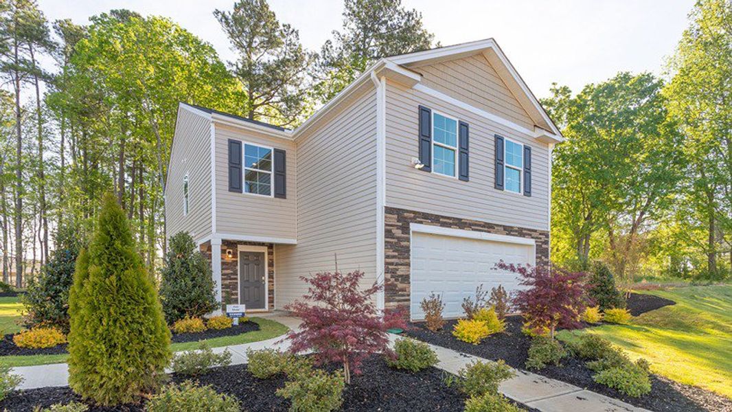 Front exterior of a home in the Faircrest community, located in Greensboro, NC (Image 10).