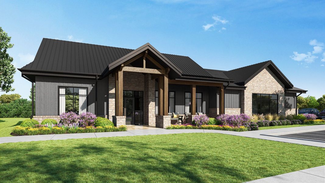 Front exterior of a home in the Ladera Little Elm community, located in Little Elm, TX (Image 3).