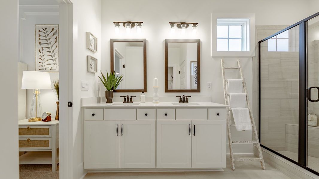 Furnished interior in a model home at The Village at Sandy Plains in Marietta (Image 19).