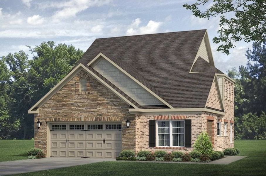 Front exterior of a home in the Weybridge community, located in Burlington, NC (Image 48).