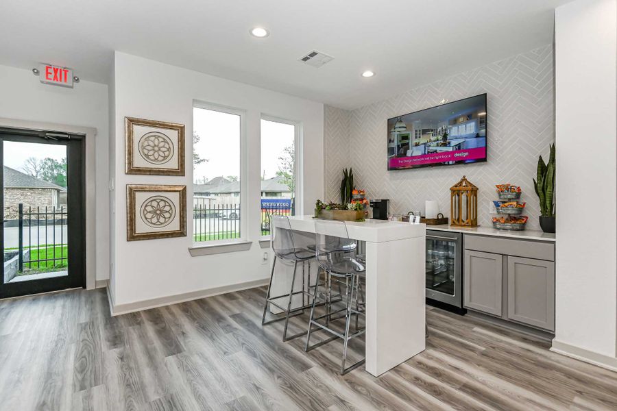 Furnished interior in a model home at Springwood in Beaumont (Image 9).