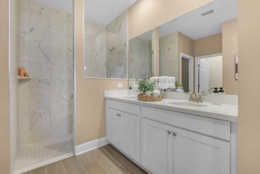 Furnished interior in a model home at Natureview in Freeport (Image 21). Furnished interior in a model home at Natureview in Freeport (Image 21).