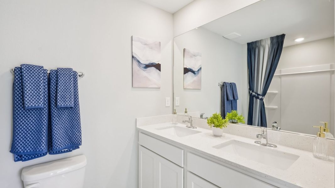 Furnished interior in a model home at Holloway Landing in Plant City (Image 18). Furnished interior in a model home at Holloway Landing in Plant City (Image 18).