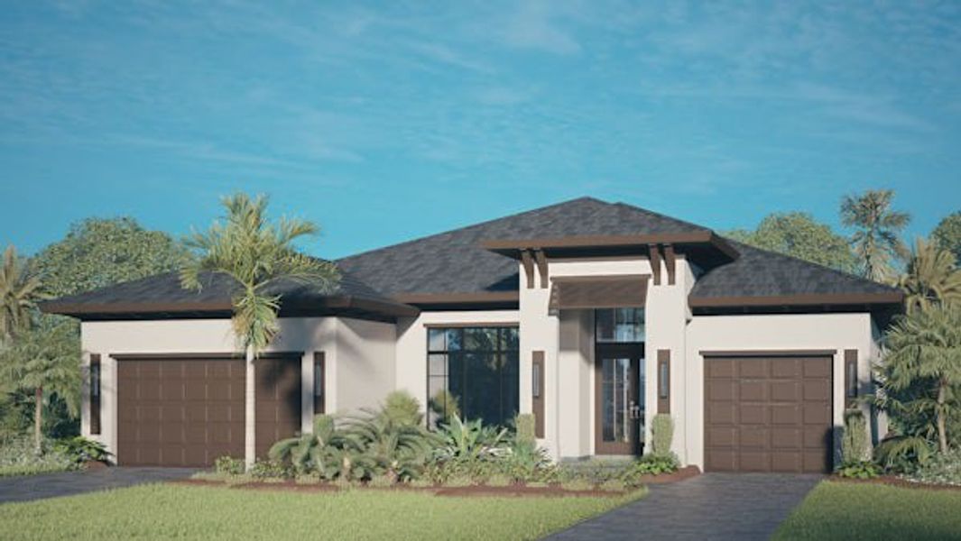 Front exterior of a home in the Tesoro Club community, located in Port St. Lucie, FL (Image 30).