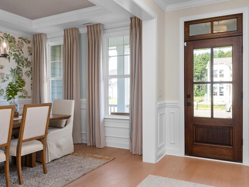 Furnished interior in a model home at Ashland in New Hill (Image 9). Furnished interior in a model home at Ashland in New Hill (Image 9).