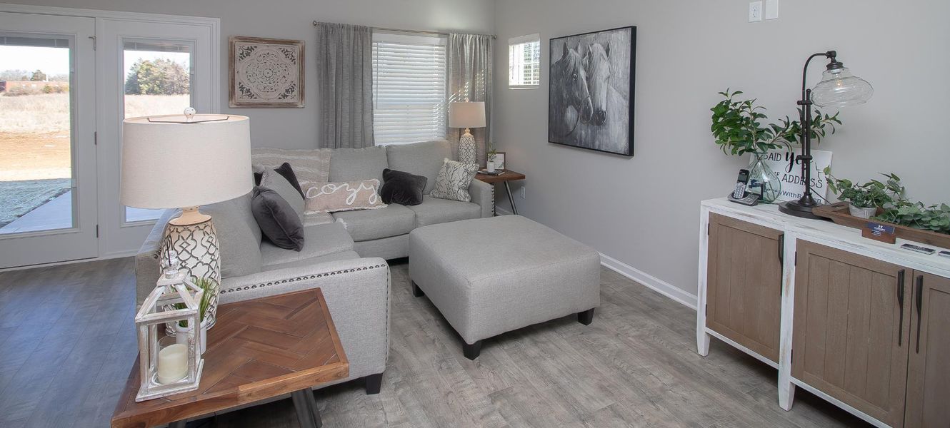 Furnished interior in a model home at Jackson Towne in Murfreesboro (Image 29). Furnished interior in a model home at Jackson Towne in Murfreesboro (Image 29).