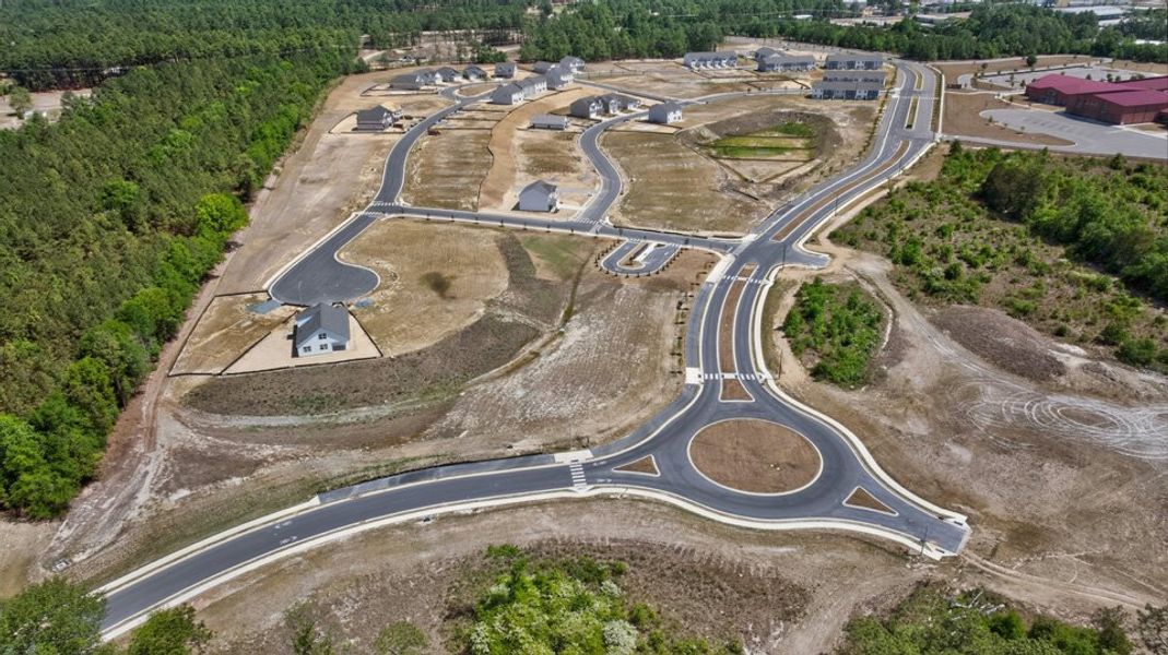 Site preparation and early development at The Villas at Martin Farms in Aberdeen, NC (Image 20).